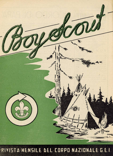 Copertina  BOY SCOUT - Riviste mensili del Corpo Nazionale Giovani Esploratori Italiani